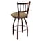 Holland Bar Stool Co 30" Swivel Bar Stool, Bronze Finish, Canter Sand Seat 81030BZ013 - alternate 2